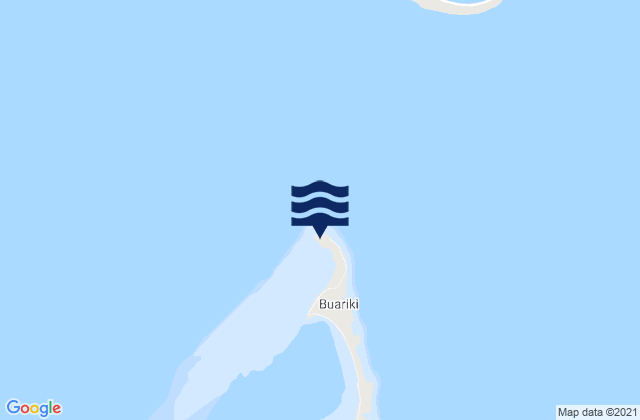 Mappa delle maree di Naa, Kiribati