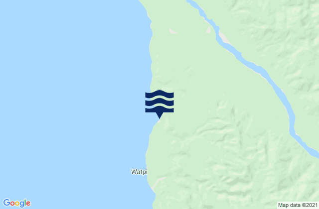 Mappa delle maree di Namatanai, Papua New Guinea