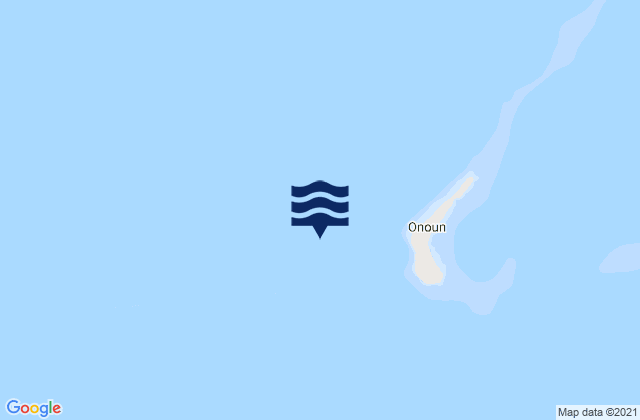 Mappa delle maree di Namonuito Atoll, Micronesia