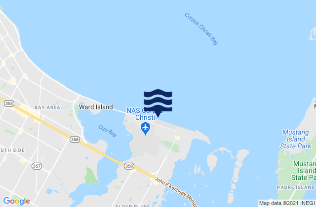 Mappa delle maree di Naval Air Station, United States
