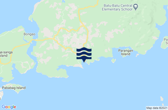 Mappa delle maree di New Batu Batu, Philippines