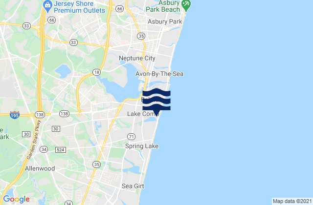 Mappa delle maree di New Bedford, United States