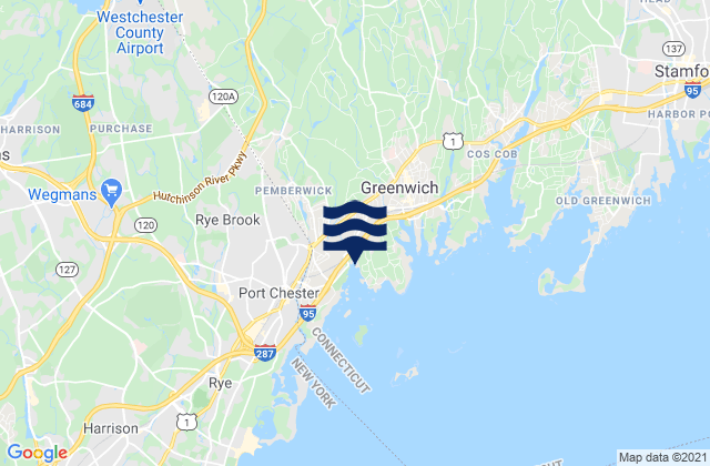 Mappa delle maree di Newburgh Beacon Bridge, United States