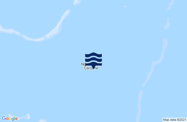 Mappa delle maree di Ngulu, Micronesia