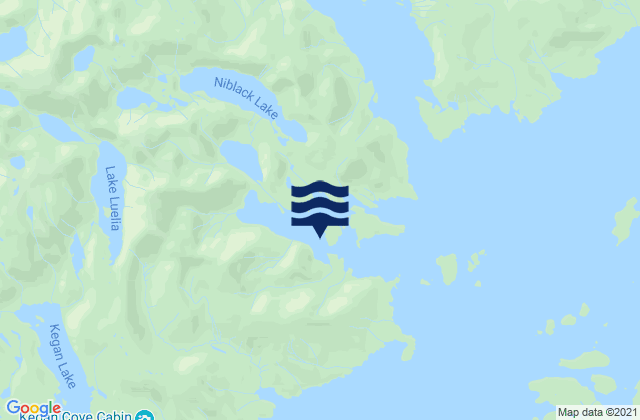 Mappa delle maree di Niblack Anchorage, United States