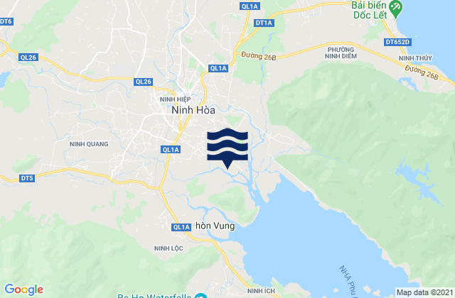 Mappa delle maree di Ninh Hòa, Vietnam