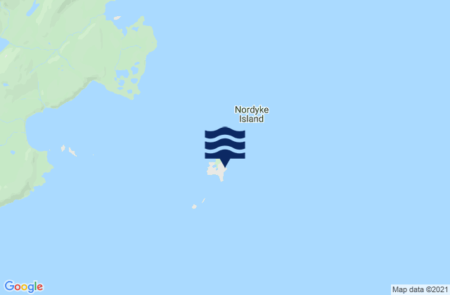 Mappa delle maree di Nordyke Island (Kamishak Bay), United States