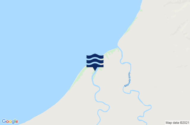 Mappa delle maree di Normanby River, Australia