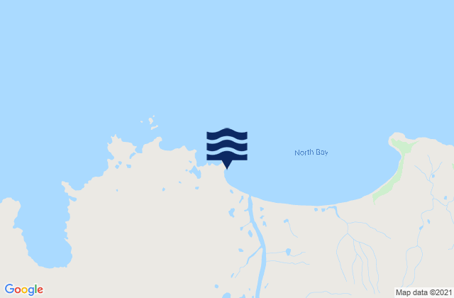 Mappa delle maree di North Bay Stuart Island, United States