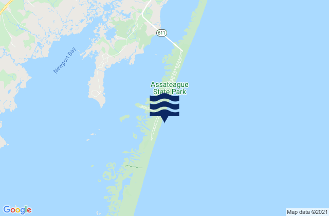 Mappa delle maree di North Beach Coast Guard Station, United States
