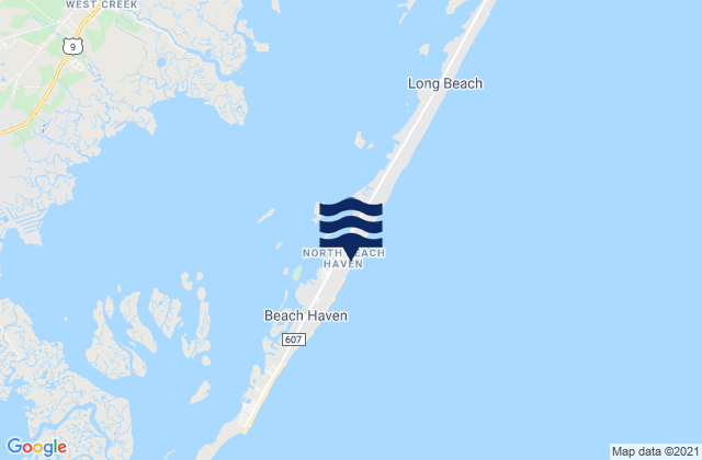 Mappa delle maree di North Beach Haven, United States