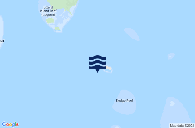 Mappa delle maree di North Direction Island, Australia