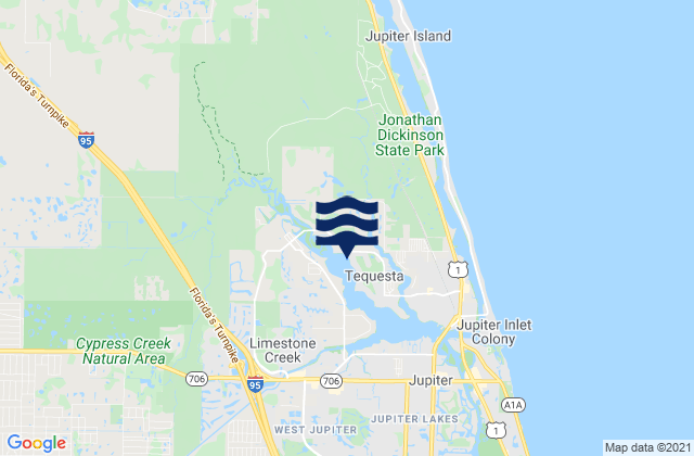 Mappa delle maree di North Fork (2 Miles Above Entrance), United States