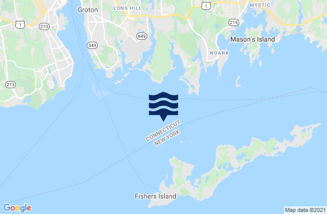 Mappa delle maree di North Hill Point 1.1 miles NNW of, United States