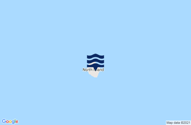 Mappa delle maree di North Island, Australia
