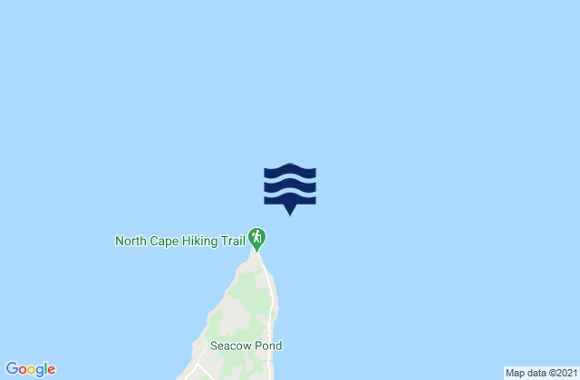 Mappa delle maree di North Point, Canada