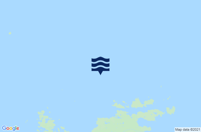 Mappa delle maree di North of Perevalnie Island Shuyak Island, United States