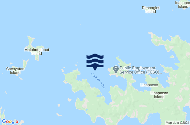 Mappa delle maree di Northwest Bay, Philippines