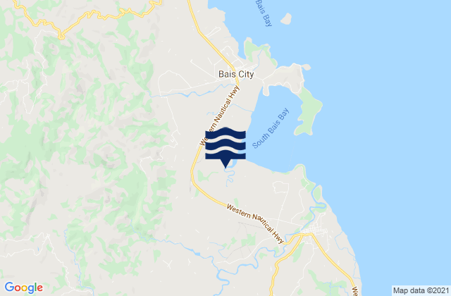 Mappa delle maree di Novallas, Philippines