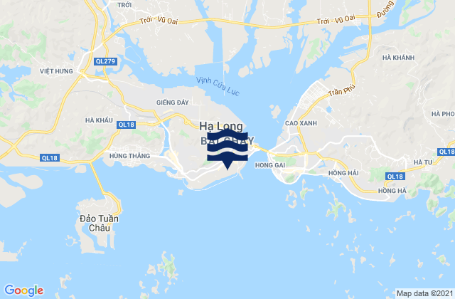 Mappa delle maree di Novotel Ha Long Bay, Vietnam