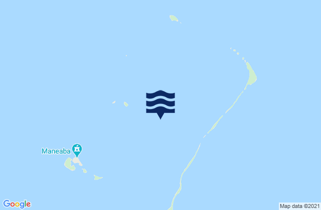 Mappa delle maree di Nukufetau, Tuvalu