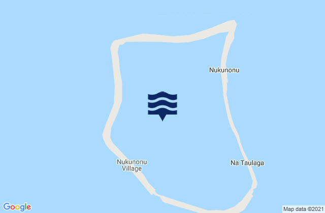 Mappa delle maree di Nukunonu, Tokelau