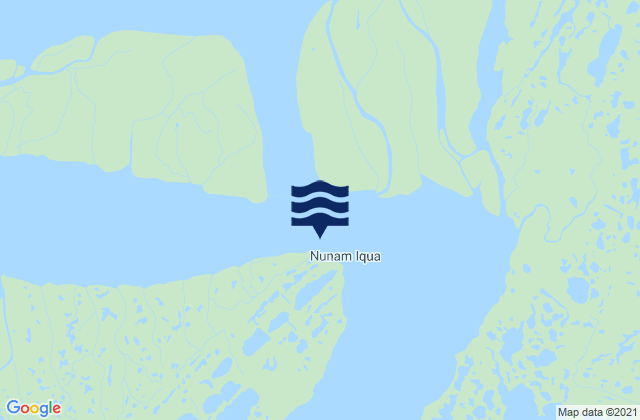 Mappa delle maree di Nunam Iqua, United States