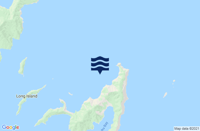 Mappa delle maree di Oamaru Bay, New Zealand