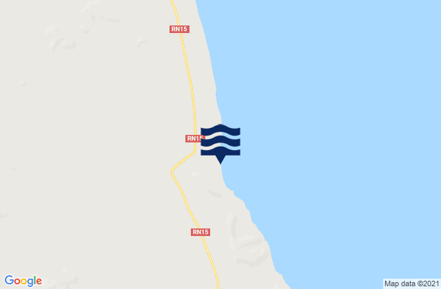 Mappa delle maree di Obock, Djibouti