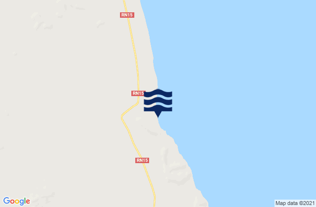 Mappa delle maree di Obock, Djibouti