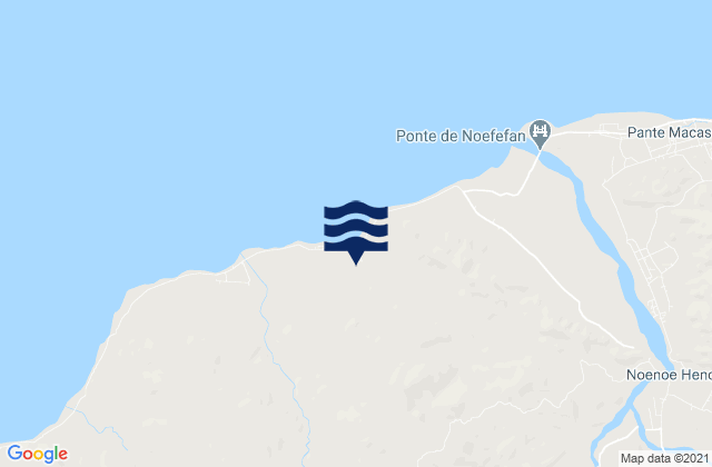 Mappa delle maree di Oecusse, Timor Leste