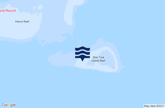 Mappa delle maree di One Tree Islet, Australia
