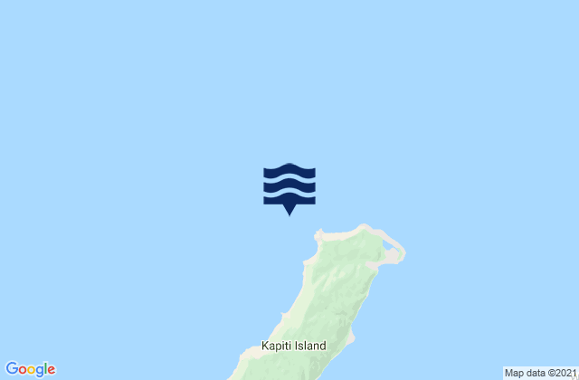 Mappa delle maree di Onepoto, New Zealand