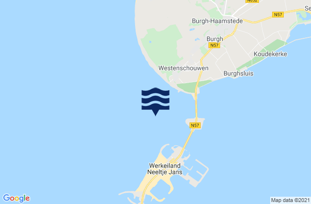 Mappa delle maree di Oosterschelde 04, Netherlands