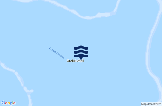 Mappa delle maree di Oroluk Municipality, Micronesia