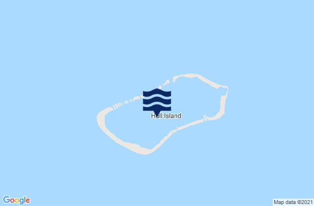 Mappa delle maree di Orona, Kiribati