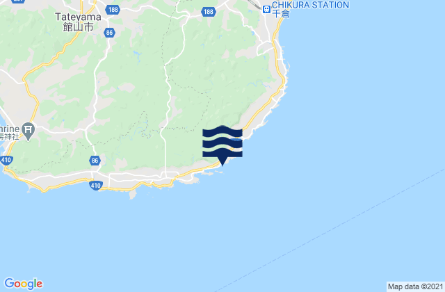 Mappa delle maree di Otohama, Japan