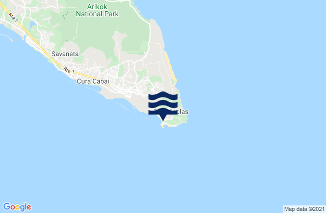 Mappa delle maree di Outside Rodger's Beach, Venezuela