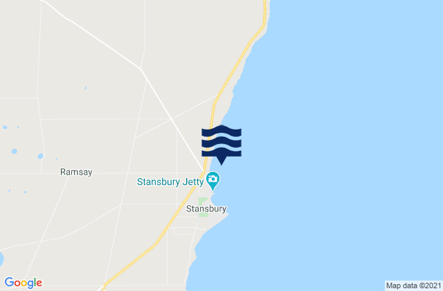 Mappa delle maree di Oyster Bay, Australia