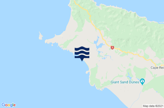 Mappa delle maree di Paengarēhia / Twilight Beach, New Zealand