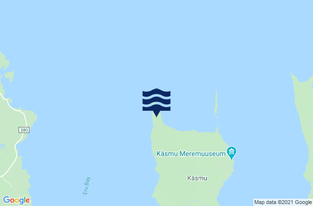 Mappa delle maree di Palganeem, Estonia