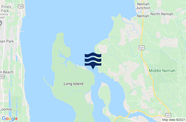 Mappa delle maree di Paradise Point (Long Island), United States