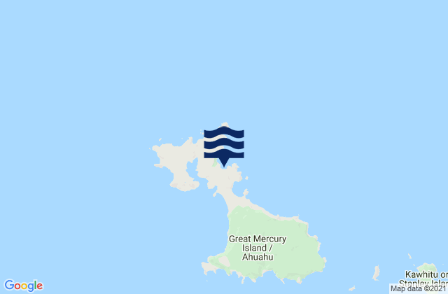 Mappa delle maree di Parapara Bay, New Zealand