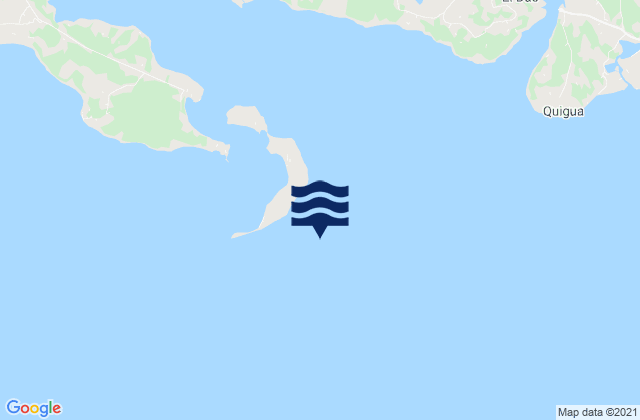 Mappa delle maree di Paso Lagartija, Chile