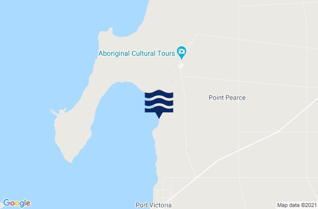 Mappa delle maree di Pearce Point, Australia