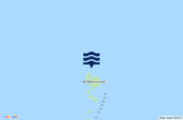 Mappa delle maree di Pearson Island, Australia