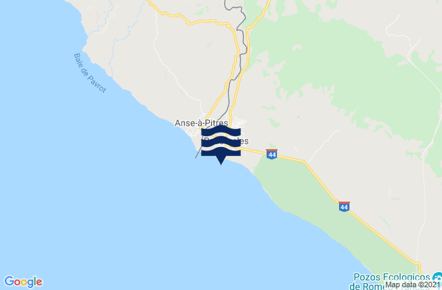 Mappa delle maree di Pedernales, Dominican Republic