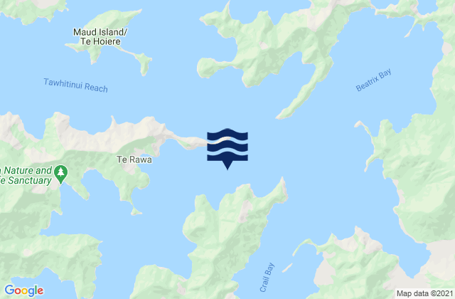 Mappa delle maree di Pelorus Sound Entrance, New Zealand