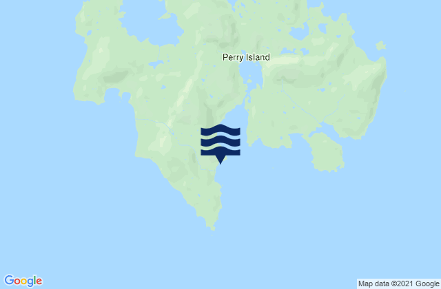 Mappa delle maree di Perry Island (South Bay), United States