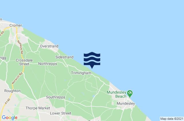 Mappa delle maree di Petit Port, United Kingdom